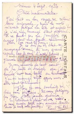 Vienne-sur-le-Rhône — ogólne widzenie Vienne-Sainte-Colombe i koryta Rony — Wydawnictwo J. Collard, nr 703 — Rewers