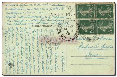 THEYS e o Col do Merdaret — Dauphiné — E.R. — n° 1002 — Verso