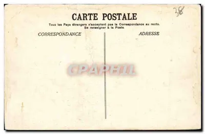 Dauphine - Laffrey - Vista Geral e o Massif da Chartreuse - Bilhete postal antigo — Verso
