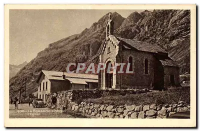 La Bérarde (Isère) — A Igreja — BRAUN & Cie, Imp. Ed. Mulhouse-Dornach