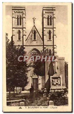 St-Laurent-du-Pont — A Igreja — C° Association des Arts Photographiques, Strasbourg