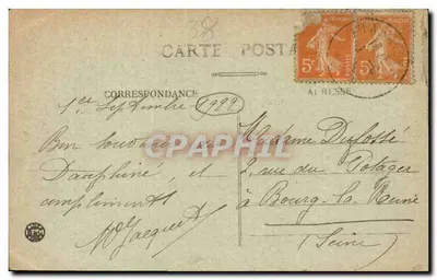 Charavines-les-Bains (Isère) — O Lago — G. e D. V. editor — Verso