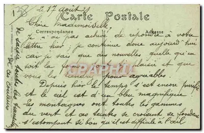 Allevard-les-Bains (Isère) — Widok na wodospad w Parc na Bréda — ND HOT, n°44 — Rewers