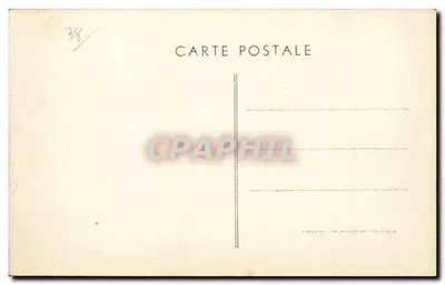 Sassenage — Het Kasteel van Béranger gebouwd onder Lodewijk XIII — E.R. Coll. Martin — Achterkant