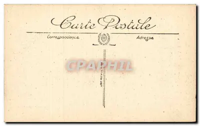 Ruínas da Grande Guerra — Casa natal de Carrier-Belleuse — Anizy-le-Château — Edição L. Gras, Laon — Verso