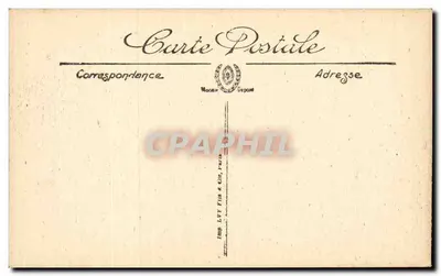 Ruínas da Grande Guerra — Crouy — A Rue de Laon — Edição L. Gras, Laon — Verso