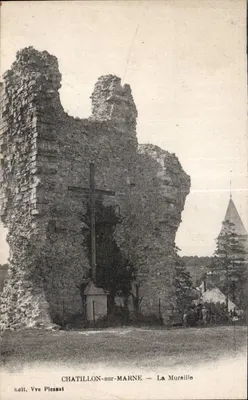 Châtillon-sur-Marne — A Muralha — edit. Vve Plessat