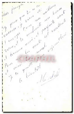 Bilhete postal antigo Militaria Guerra 1939 1945 Boa Ano Paraquedas — Verso