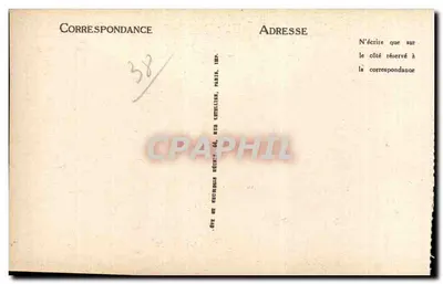 Vai d'Isère — Widok wioski zacienionej między zasneżonymi górami — LL n°59 — Rewers