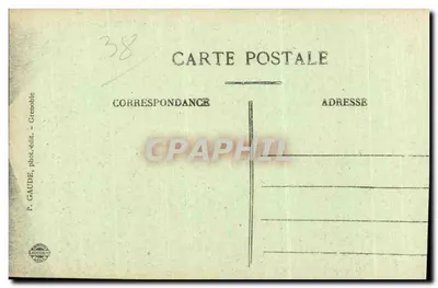 Vizille - Parque do Castelo Lesdiguières — Dauphiné, n°233 — Verso