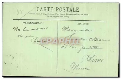 Grenoble — O Cours Saint-André — LL, n° 898 — Verso