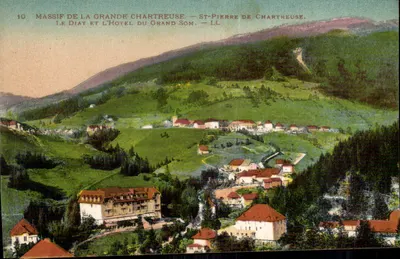 Massif da Grande Chartreuse — St-Pierre de Chartreuse, o Diat e o Hotel do Grand Som — LL