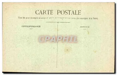 Castelo de Longpont — ruínas após o bombardeio da Batalha da Aisne em junho de 1918 — Visé Paris 1900 — Verso