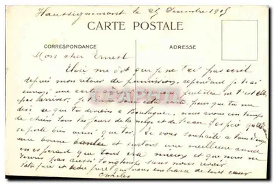 União das Sociedades de Tiro da França — Defesa Nacional — 1915 — Verso