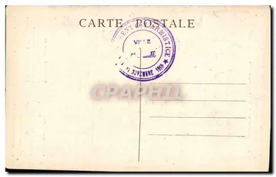 Assinatura do Armistício — 11 Novembro 1918 — Edição & Huttin — Gilché Puppler — Verso