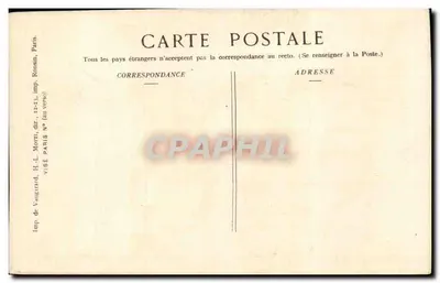 NANCY — Danos causados por um Zeppelin — Ed Pays de France — Verso