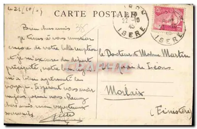 Voiron — Vista geral e Grande Sure (alt. 1921 m.) — Verso