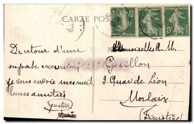 Dauphiné - Massif Chartreuse - Domkow leśny w Charmette - E.R. 208 — Rewers