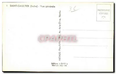 Saint-Gaultier (Indre) — Visão geral — Edições Gaby — Verso