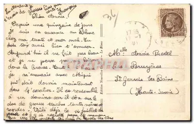 Le Blanc (Indre) — Vista geral — Edição Nouvelles Galeries — Verso