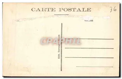Argenton-sur-Creuse (Indre) — Le Déversoir na Creuse, Katedra św. Benoita i Stare Domki — R. D. — Rewers