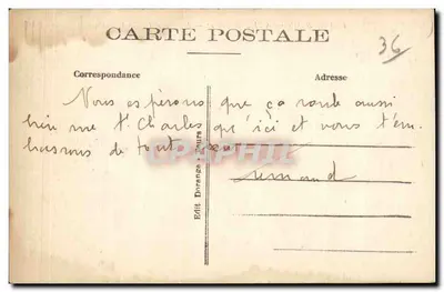 Argenton-sur-Creuse (Indre) — Domki i Stare Galerie, brzeg lewy — R. D. — Rewers