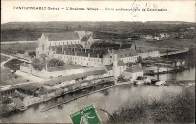 Fontgombault (Indre) — A Antiga Abadia — Escola Profissional de Colonização