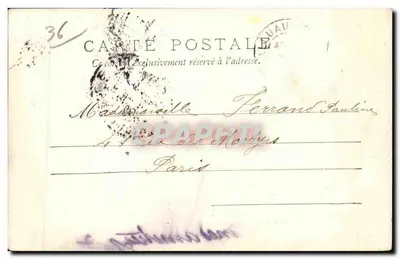Castelo de Palluau — Environs de Chatillon, Indre — n°99 — Verso