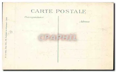 Reims — Interior de la Catedral después del bombardeo — E.P.D. 15me Série — Reverso