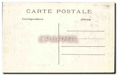 Katedra w Reims — Zniszczone statuety z powodu obusów — Niemcy 24 września 1914 — Rewers
