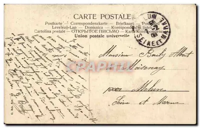 Granica francusko-niemiecka — Saales — wyd. G. Sch. Sér. — Rewers