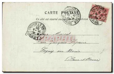 Campamento de Infantaria — Grande Rue du Camp — Librairie et Photographic GAILLEN — Mourmelon-le-Grand — Verso