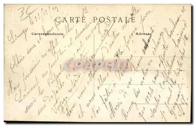 Châteauroux — Zamek Parkowy — Th.G — Rewers