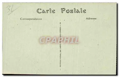 O Castelo de George Sand — Nohant-Vic (Indre) — G. G. editor, Châteauroux — Verso