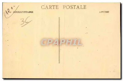 Châteauroux — Sede do Departamento da Indre — Linha Ferroviária do P.O. 267 km ao Sul de Paris — Verso
