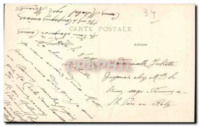 Agde — A bela Agathoise — Editor desconhecido, n° 589 — Verso