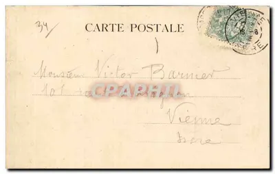 Montpellier — Prefektura — Wydawnictwo C. BOUTON MÉDARD — Rewers