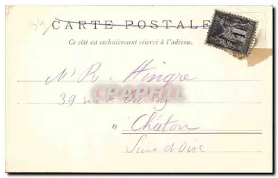 Pézenas - O Colégio — editor Clolhé & Tarniquet, fot. em Béziers, número de série não visível — Verso