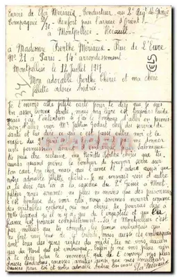 Montpellier — Gara P.L.M. — Wydawca Mercier, nr 13 — Rewers