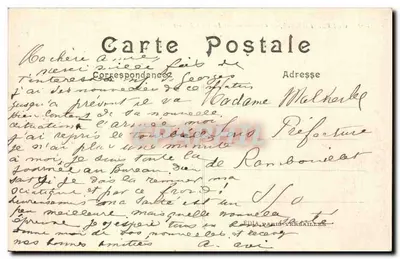 Compiègne — De Verwoeste Brug — LL. — Reproductie Verboden — Achterkant