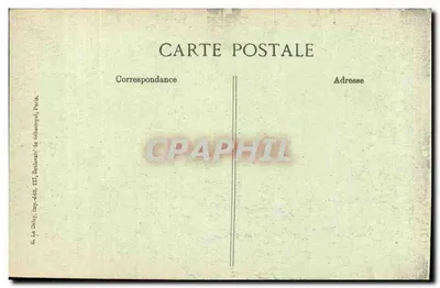 Verdun — Rue des Capucines po bombardowaniach — Vue de Paris, N° 1434 — Rewers