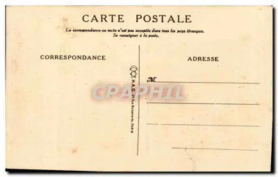 Artillerie en position dans la vallée de l'Ouizert — HAG, 23 rue Boissard, Paris — Verso