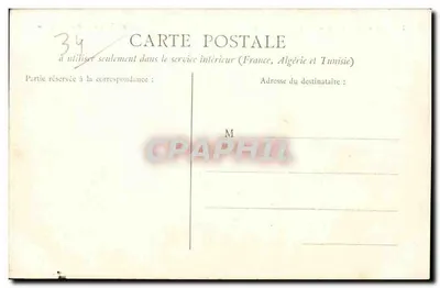 Montpellier — Place de la Comédie, Esplanade — Wydanie specjalne (Paris-Montpellier) — Rewers