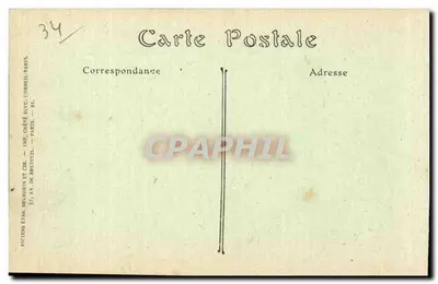 Palavas-les-Flots — Uitzicht op de Chalets, linkeroever, opname vanaf de Darsena — JND Fot. — Achterkant