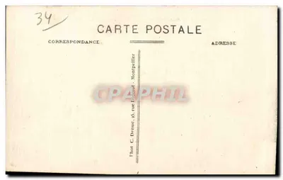 CETTE, Estação Balnear e Climática — O Museu e o Kiosque — Verso