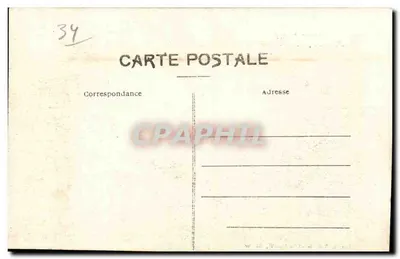 St-Guilhem-le-Désert — Zamek feudalny — Wyd. L. Villaret Charbonnel, wydawca — Rewers