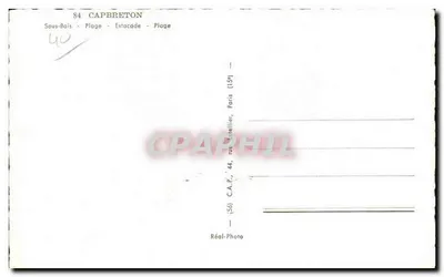 Capbreton — Lembrete de Capbreton — C.A.P., 44, rue Cattalier, Paris — Verso