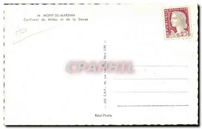 Mont-de-Marsan — Conflito do Midou e da Douze — C.A.P. Paris — Verso