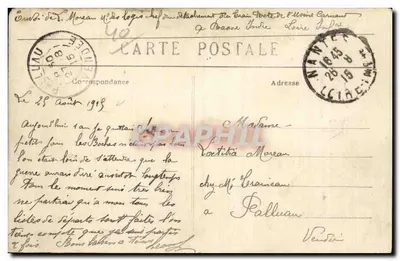 Dax — A Fonte de Água Quente — Fonte da Néhe — Edição Paul Derru — Verso