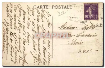 Dax — Fonte de Água Quente — Fonte da Nèbe — Edição P. Derto — Verso